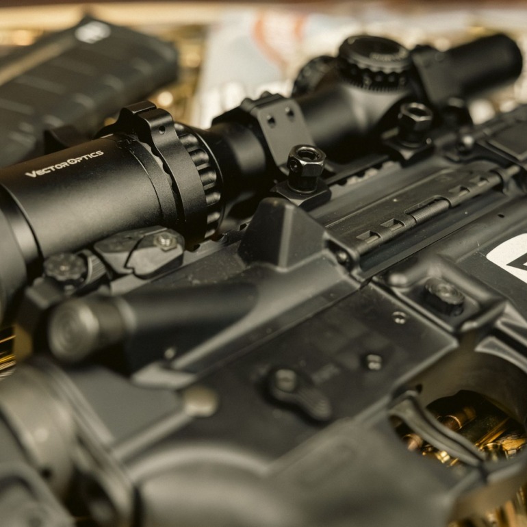 AR15 vector optics produkt fotografia