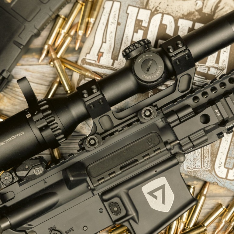 AR15 vector optics produkt fotografia